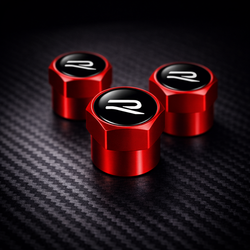 Bouchons de valves R – Finition aluminium