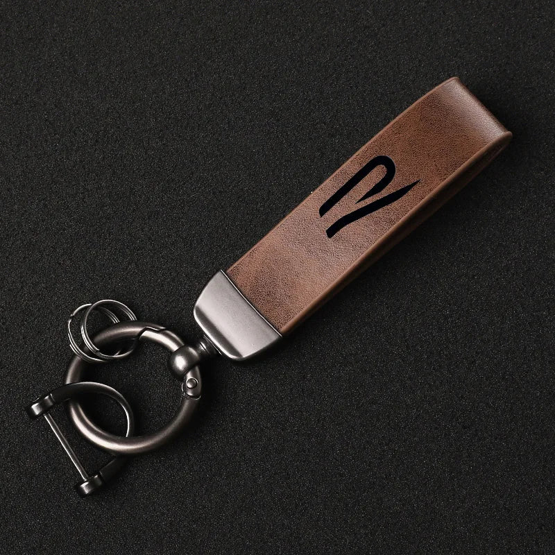 Porte-clés Premium en Cuir – Style Sport R | Accessoire Voiture